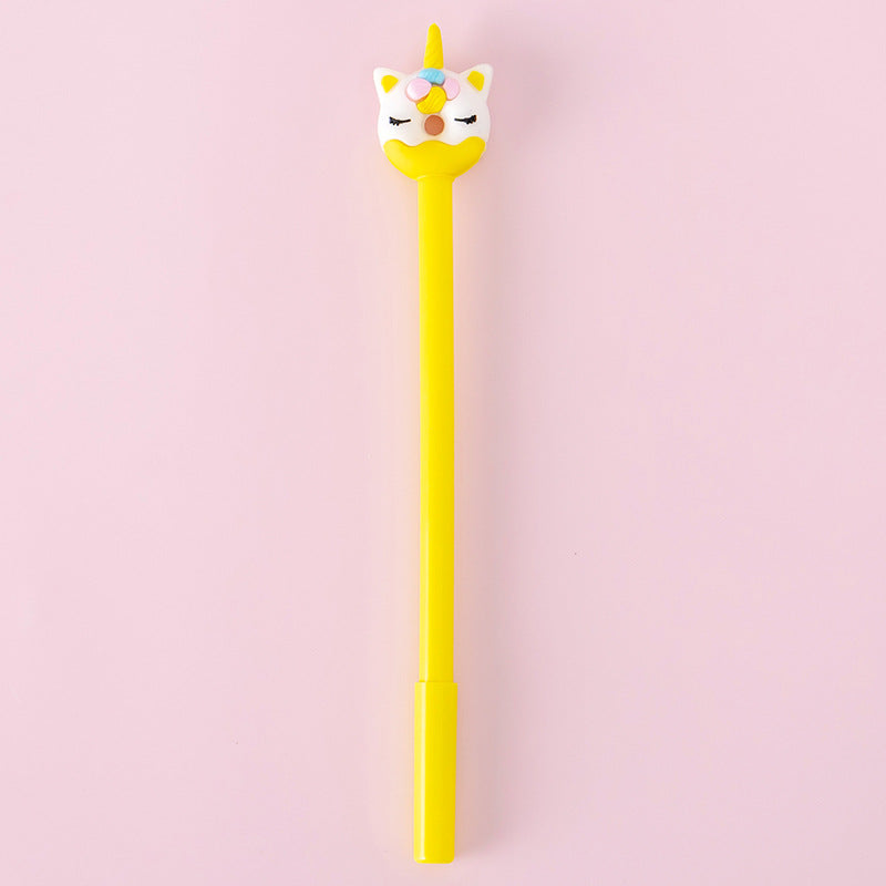 Wholesale Donut Unicorn Plastic Rollerball Pen